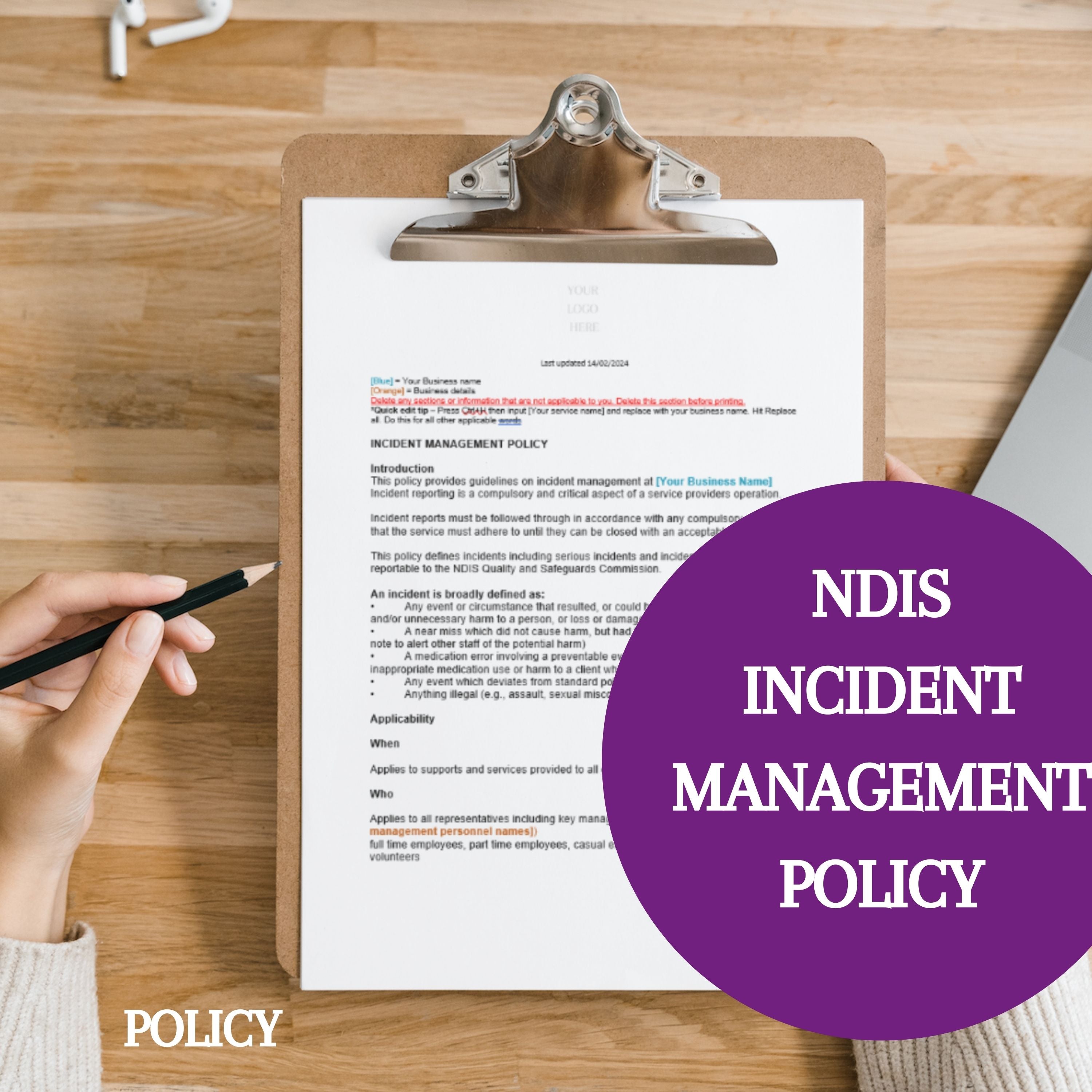 Incident Management Policy Template Launchly
