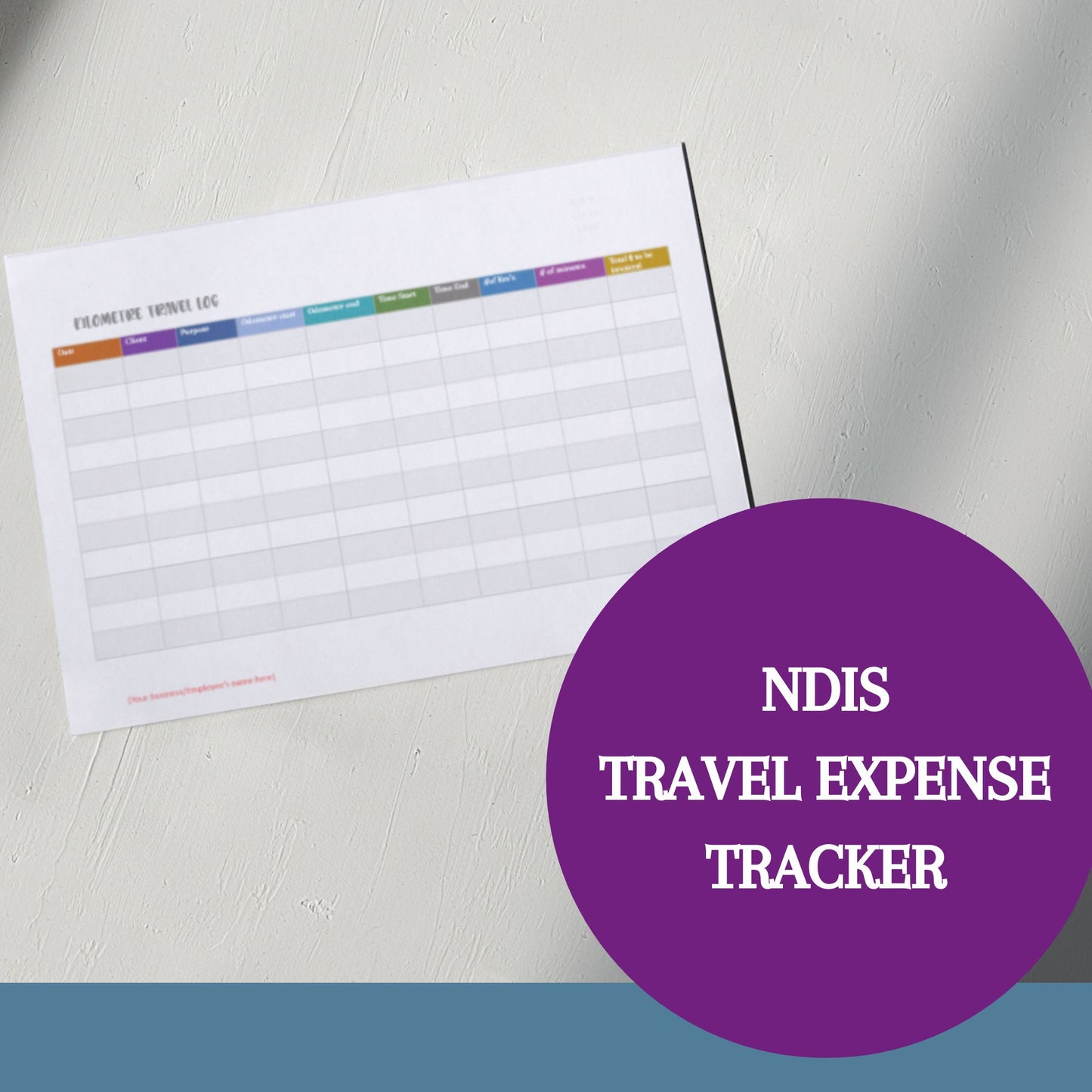 Travel Expense Logsheet Template - Launchly