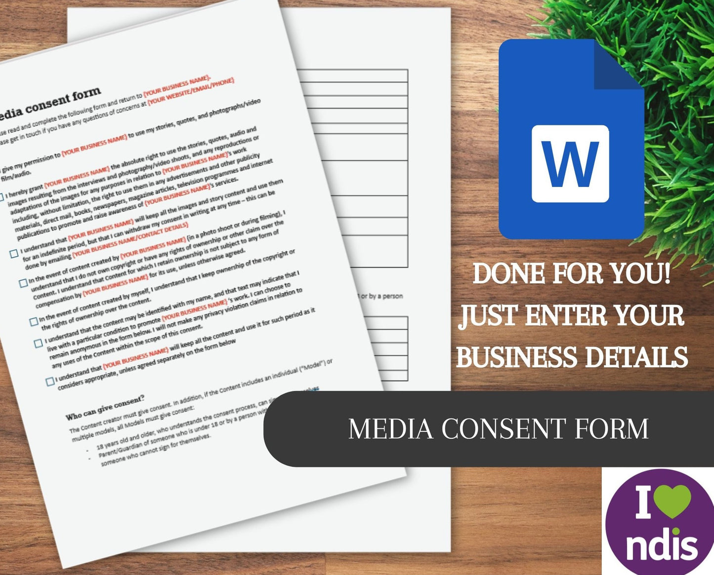 Media Consent Form Template - Launchly