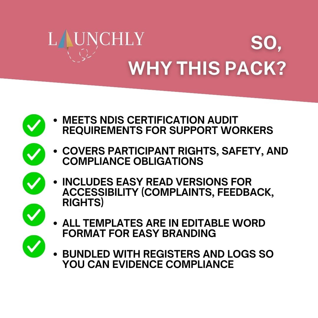 Support Worker Essentials Pack – NDIS Certification
