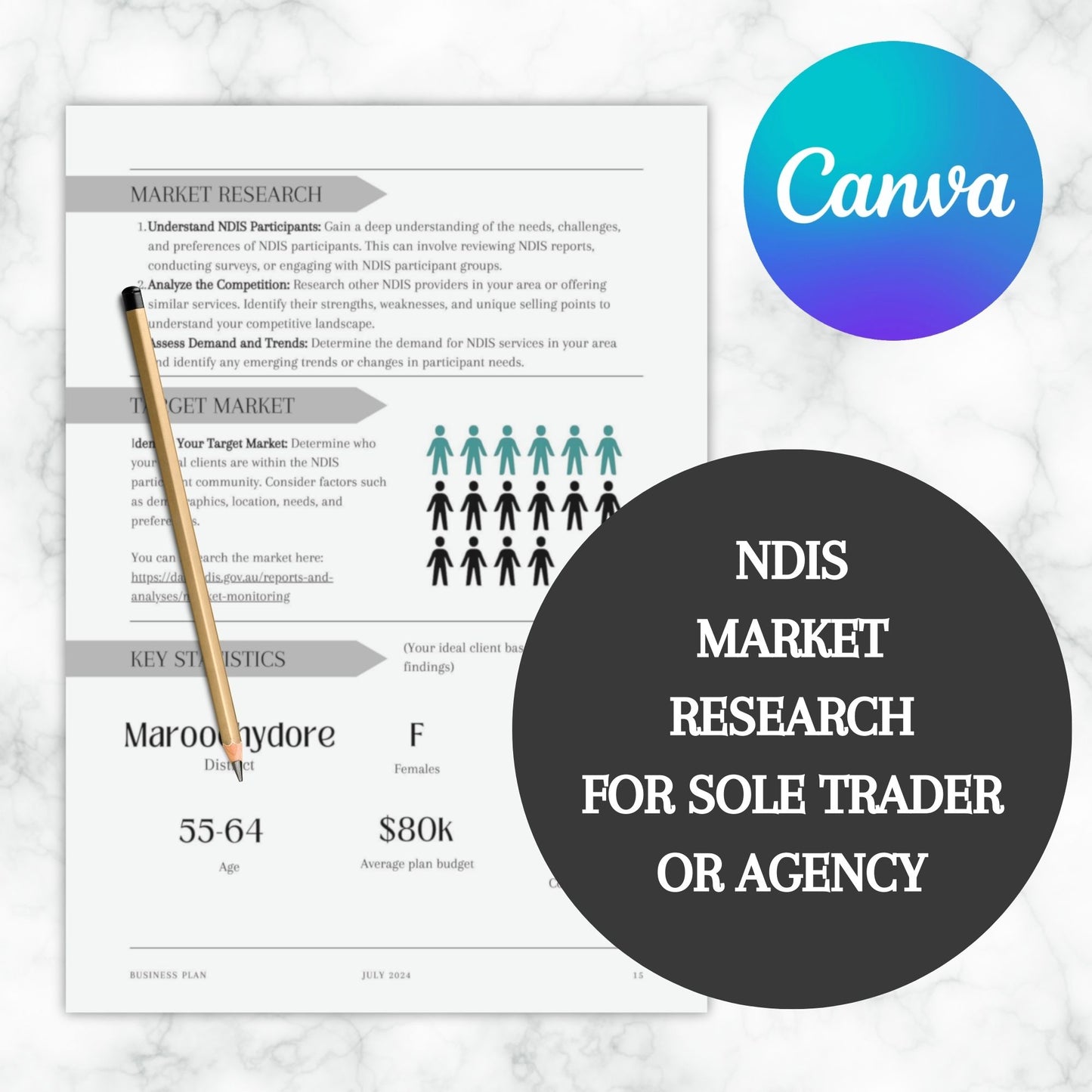 NDIS Business Plan - Bold Template
