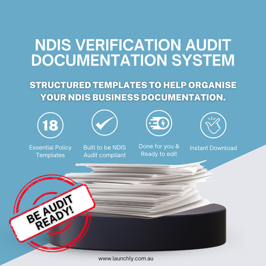 NDIS Verification Audit Documentation Pack | NDIS Policy Templates