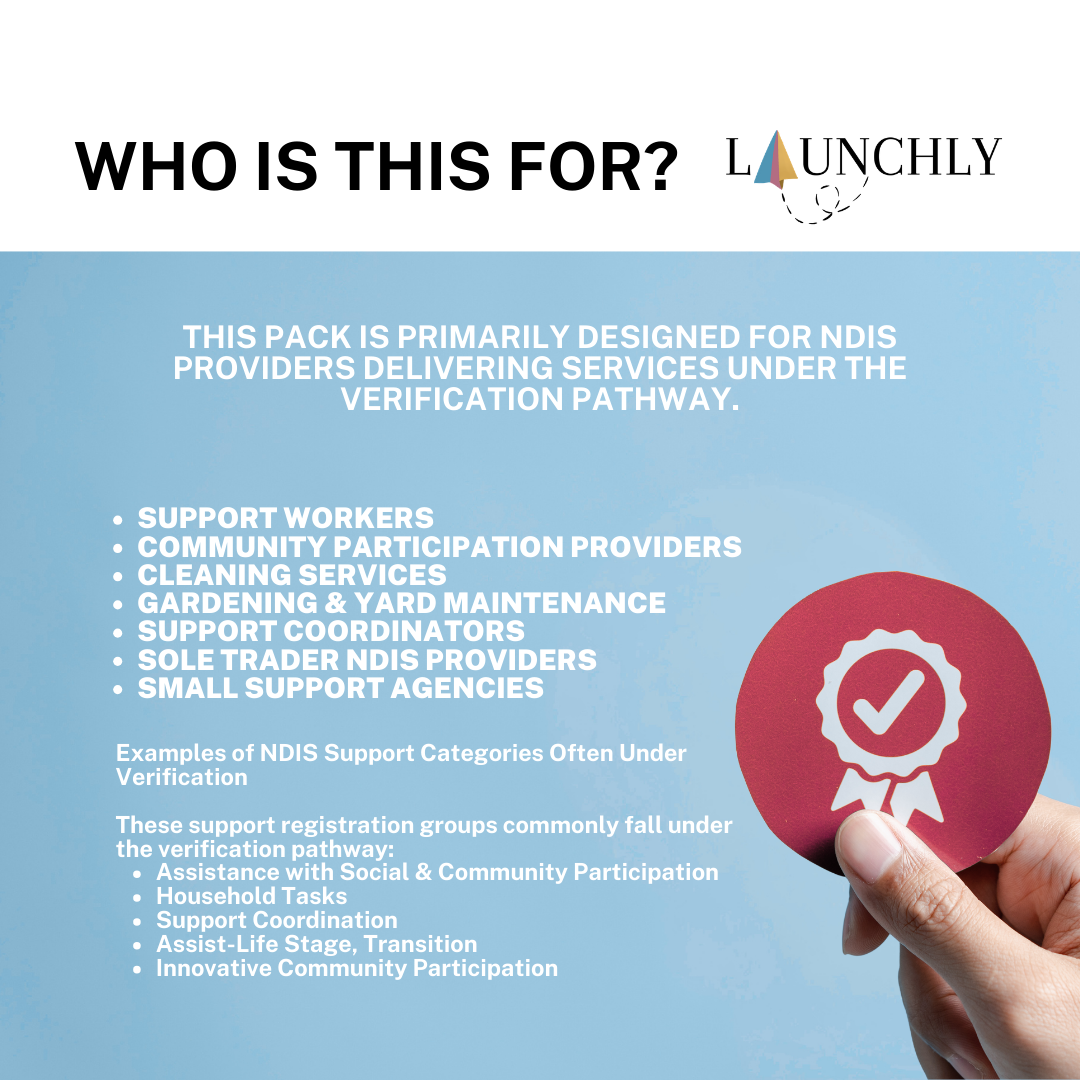 NDIS Verification Audit Documentation Pack | NDIS Policy Templates