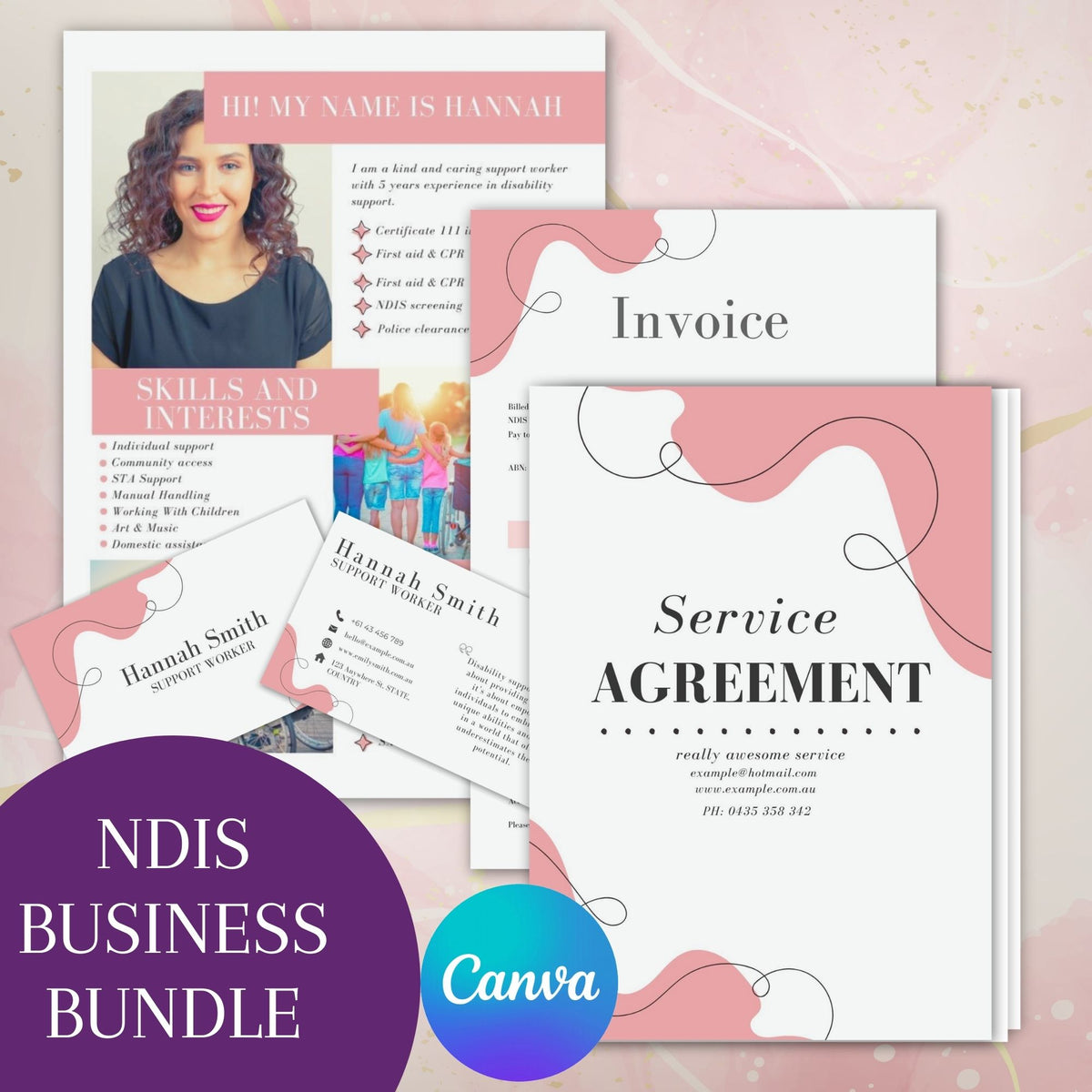 Pink Business Class PINK Business Design Bundle โ Launchly