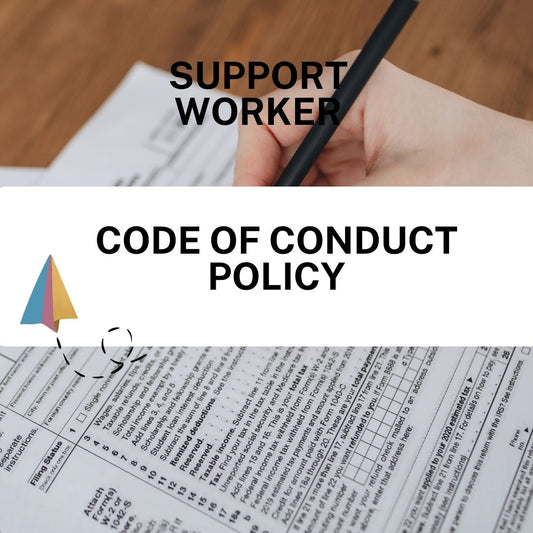 Code of Conduct Policy - Support Worker