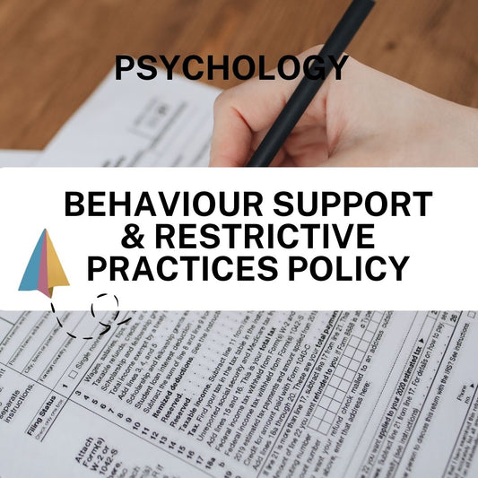 Behaviour Support & Restrictive Practices Policy - Psychology