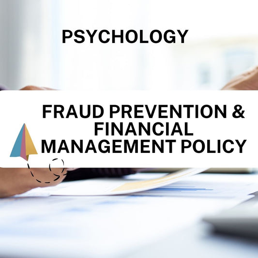 Fraud Prevention & Financial Management Policy - Psychology