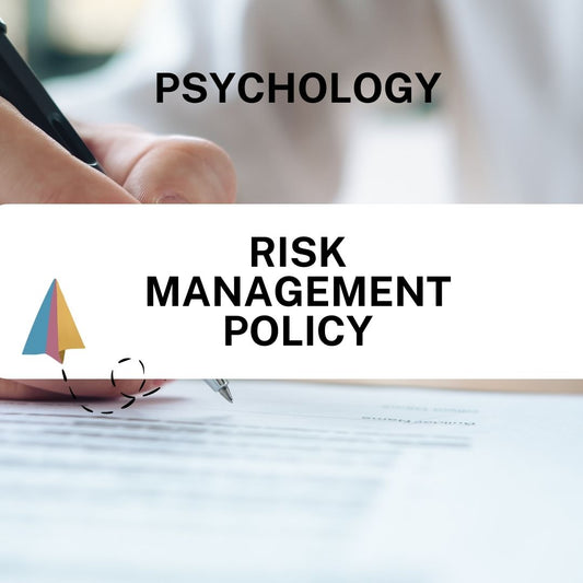 Risk Management Policy - Psychology