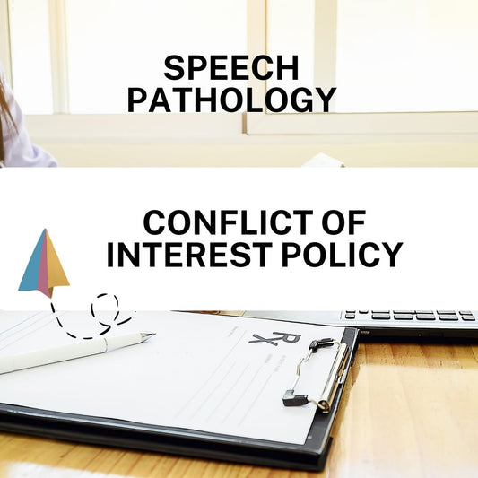 Conflict of Interest Policy - Speech Therapy