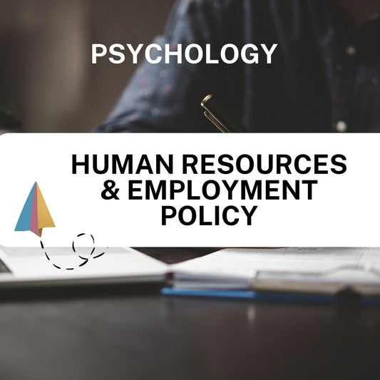 Human Resources & Employment Policy - Psychology