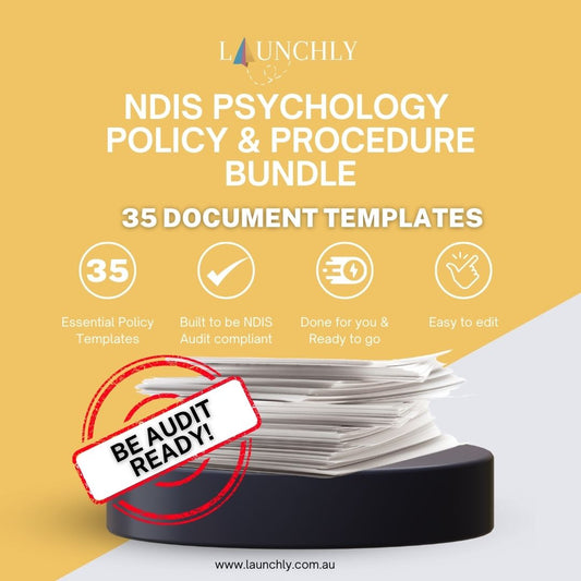 Psychology Policy Procedure Bundle – NDIS Certification
