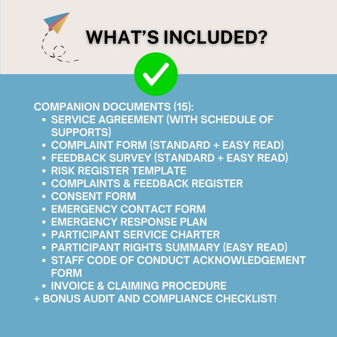 Psychology Policy Procedure Bundle – NDIS Certification