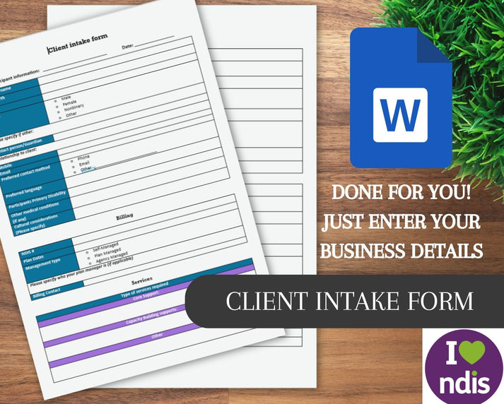 Client Intake Form Template – Launchly