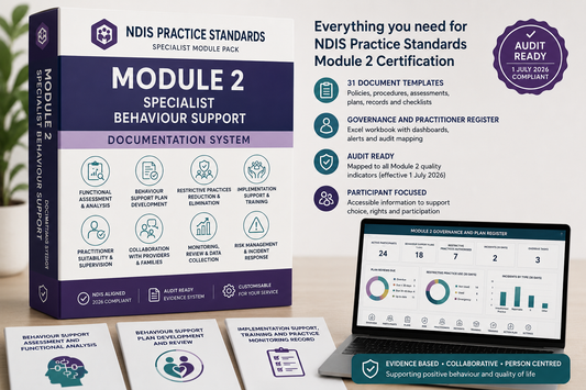 NDIS Module 2 Documentation System — Specialist Behaviour Support