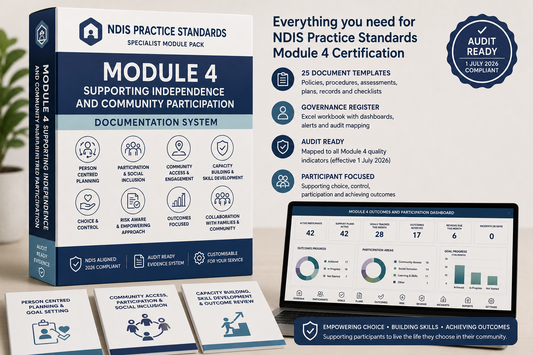 NDIS Module 4 Documentation System — Specialised Support Coordination