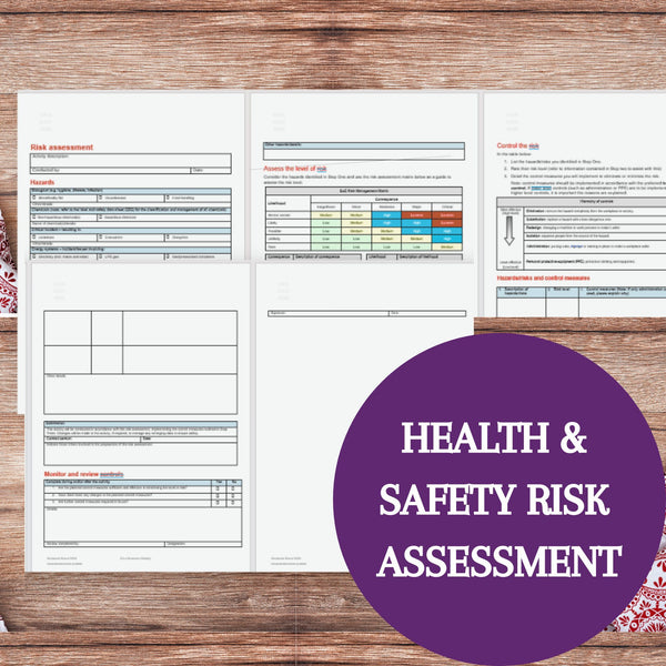 Health and Safety Risk Assessment Form Template – Launchly