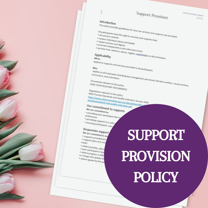 Support Provision Policy Template – Launchly