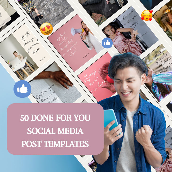 50 Social media Posts - Quotes Templates – Launchly