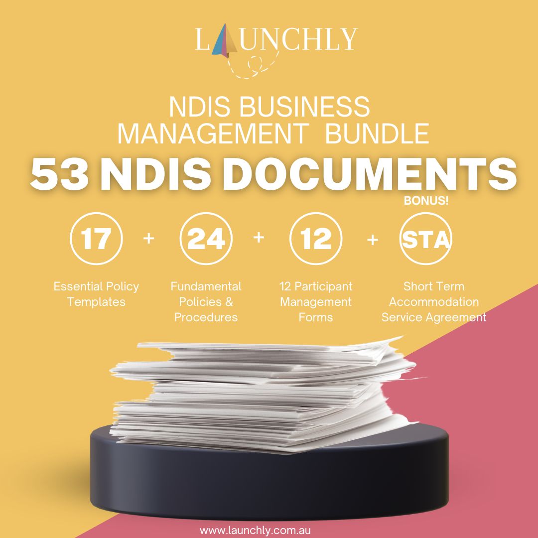 NDIS Business Management Policy & Procedure Bundle